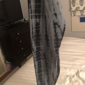 Green and black tied dye lululemon leggings